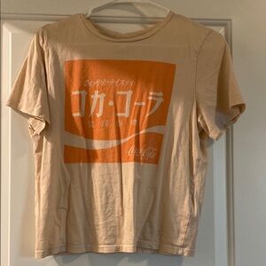 Coca-Cola Tan and Orange Tee